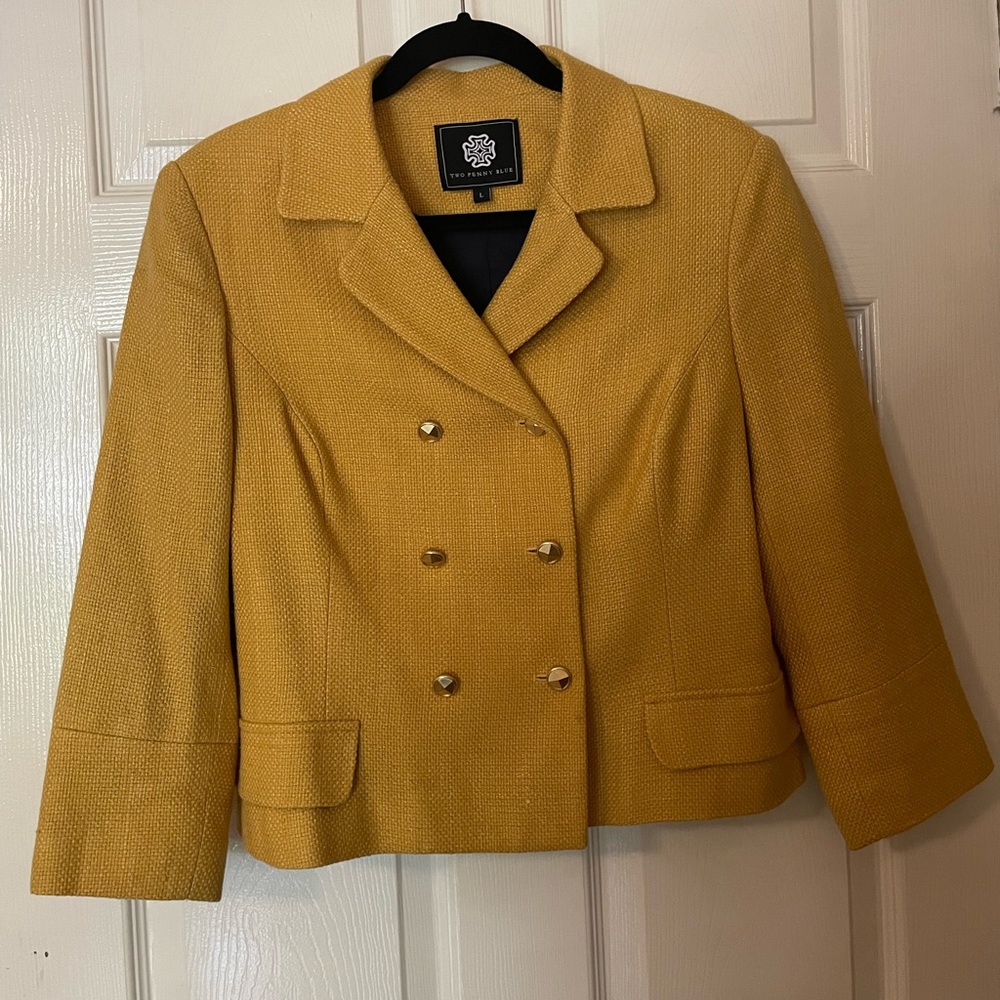 Two Penny Blue Audrey Double Breasted Jacket